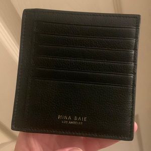 MINA BAIE original sample cardholder BLACK